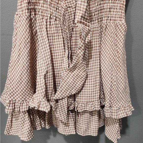 MABLE ,size S , Dress Brown and white color - Picture 6 of 7